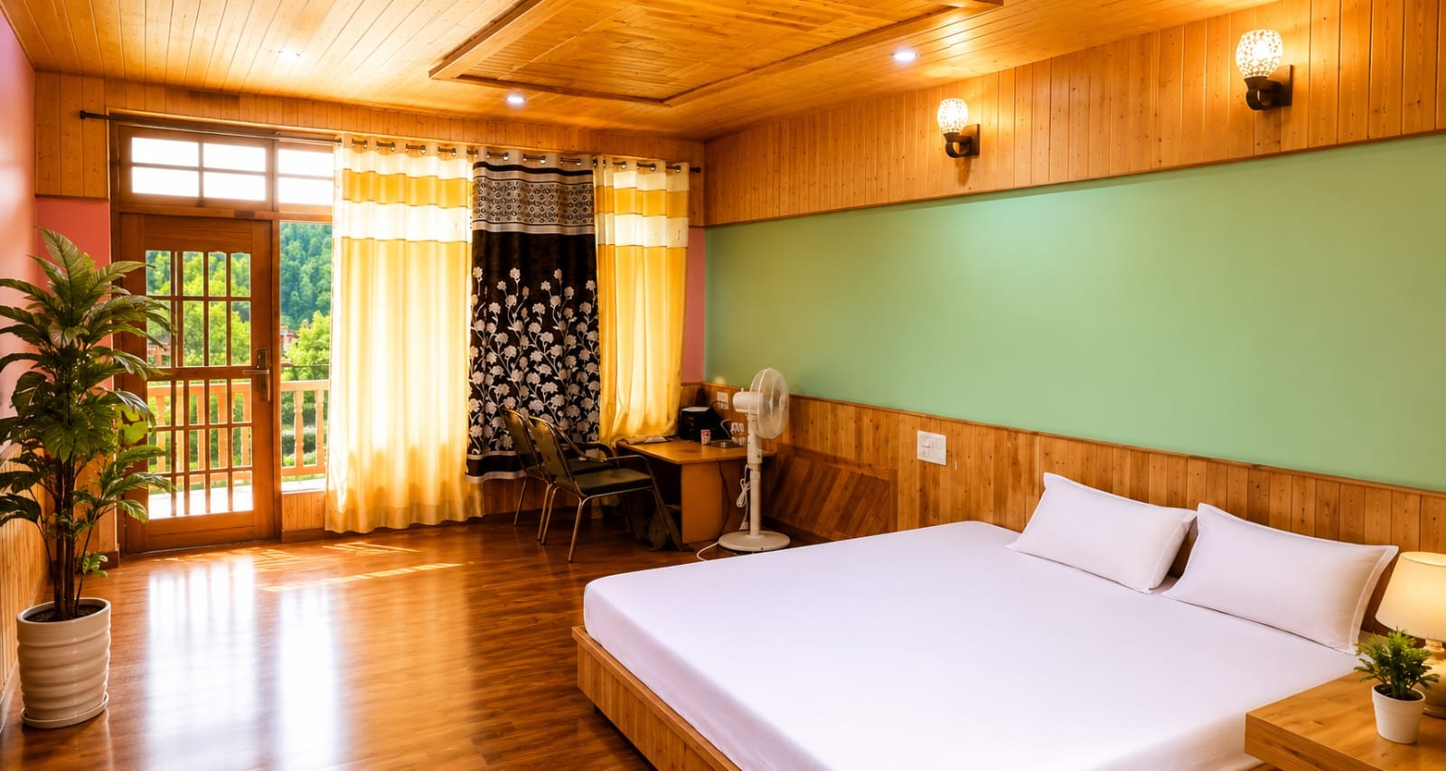 Room interior at Sunset Homestay